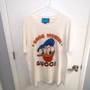 Gucci Disney Donald Duck t shirt mens L/XL